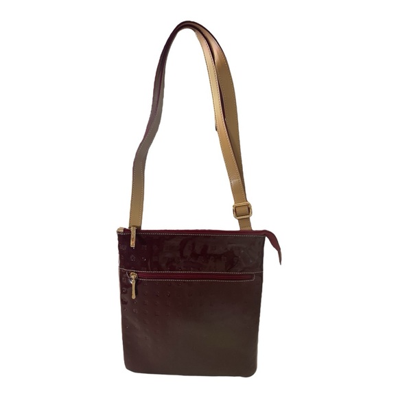 Arcadia Italian patent leather crossbody purse - Picture 7 of 9